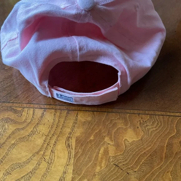 Pink and White Athens Greece Baseball Cap, Adjustable, EUC - Picture 4 of 7